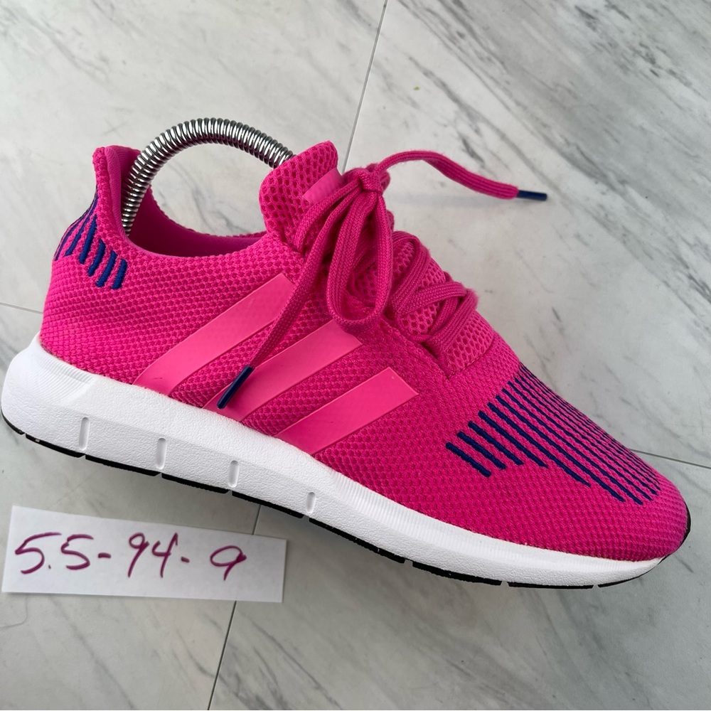 •Adidas Swift Run Kids' Girl's Sneakers Sports Shoes Hot Pink CG4160 Size 5.5